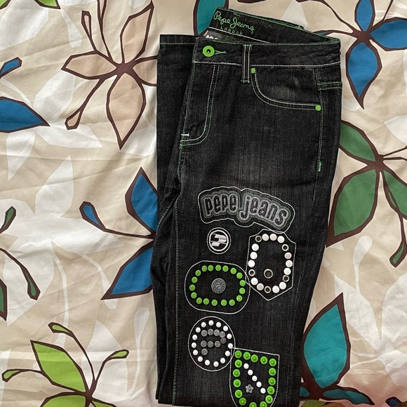 y2k lowrise pepe jeans w detailing - Picture 1 of 5